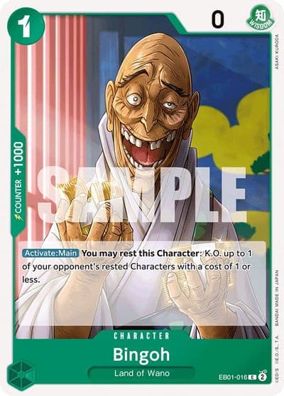 Bingoh Extra Booster: Memorial Collection One Piece card