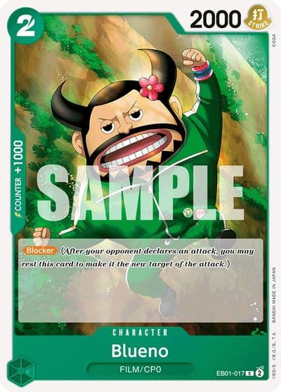 Blueno 017 Extra Booster: Memorial Collection One Piece card