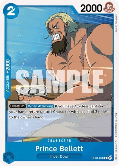 Prince Bellett Extra Booster: Memorial Collection One Piece card