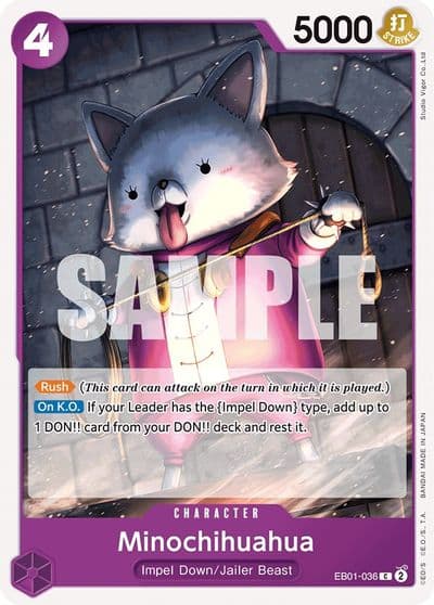 Minochihuahua Extra Booster: Memorial Collection One Piece card