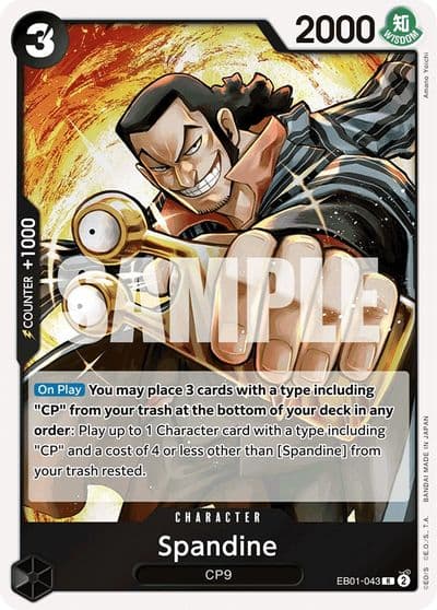 Spandine Extra Booster: Memorial Collection One Piece card