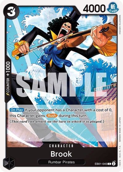 Brook 045 Extra Booster: Memorial Collection One Piece card