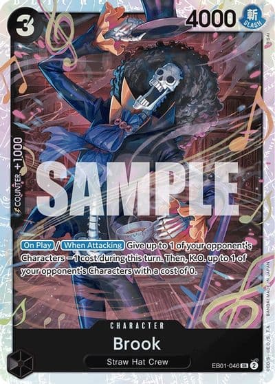 Brook 046 Extra Booster: Memorial Collection One Piece card