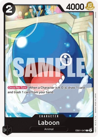 Laboon 047 Extra Booster: Memorial Collection One Piece card
