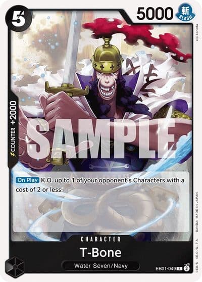 T Bone Extra Booster: Memorial Collection One Piece card