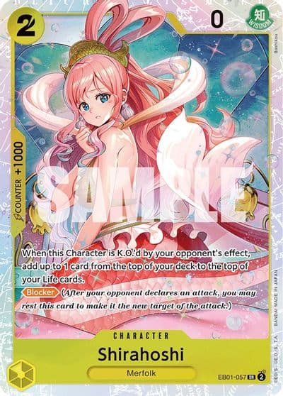 Shirahoshi Extra Booster: Memorial Collection One Piece card