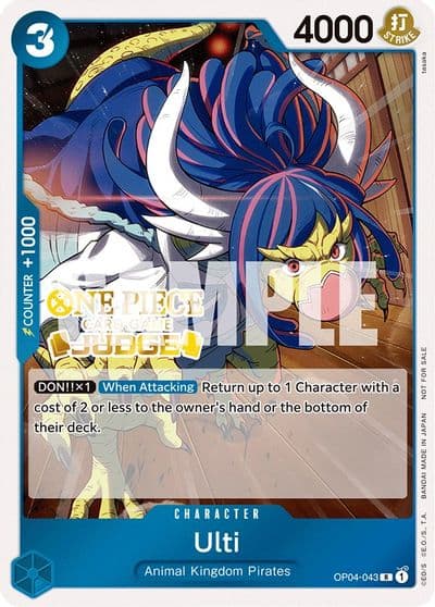 Ulti Judge Pack Vol 3 One Piece Promotion Cards One Piece card