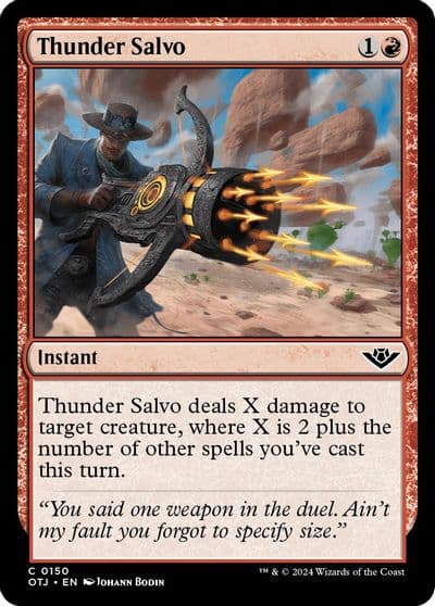Thunder Salvo Outlaws of Thunder Junction Magic card