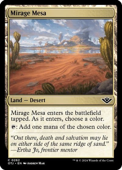 Mirage Mesa Outlaws of Thunder Junction Magic card