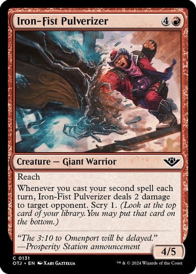 Iron Fist Pulverizer Outlaws of Thunder Junction Magic card