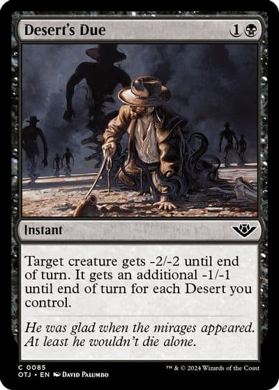 Deserts Due Outlaws of Thunder Junction Magic card