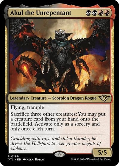 Akul the Unrepentant Outlaws of Thunder Junction Magic card