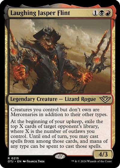 Laughing Jasper Flint Outlaws of Thunder Junction Magic card
