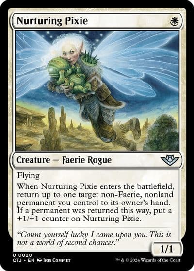Nurturing Pixie Outlaws of Thunder Junction Magic card