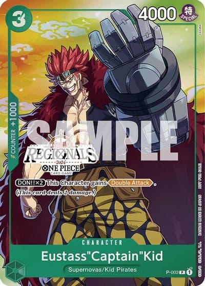 EustassCaptainKid Offline Regional 2024 Vol 2 Participant One Piece Promotion Cards One Piece card