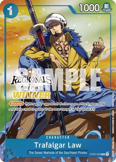 Trafalgar Law Online Regional 2024 Vol 2 Winner One Piece Promotion Cards One Piece card