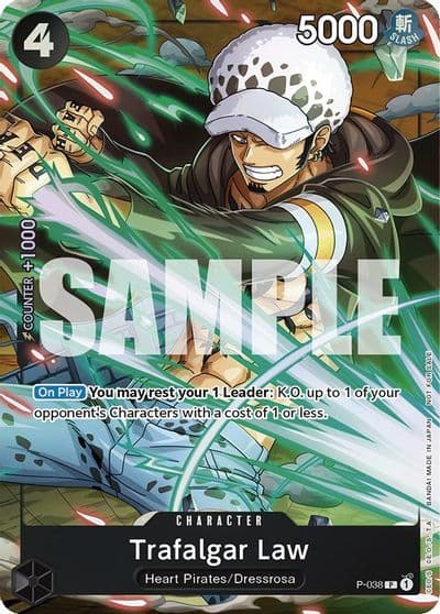 Trafalgar Law Event Pack Vol 4 One Piece Promotion Cards One Piece card