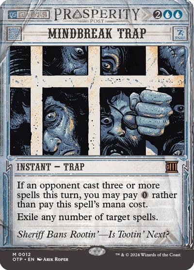 Mindbreak Trap Outlaws of Thunder Junction: Breaking News Magic card