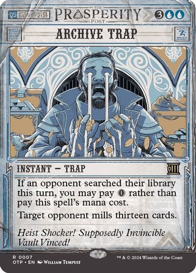 Archive Trap Outlaws of Thunder Junction: Breaking News Magic card