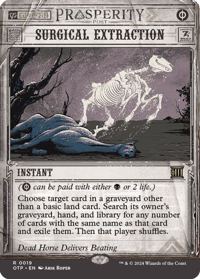 Surgical Extraction Outlaws of Thunder Junction: Breaking News Magic card