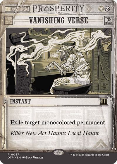 Vanishing Verse Outlaws of Thunder Junction: Breaking News Magic card
