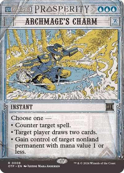 Archmages Charm Outlaws of Thunder Junction: Breaking News Magic card