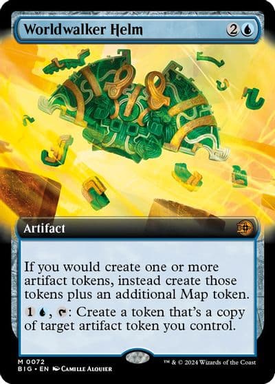 Worldwalker Helm Extended Art Outlaws of Thunder Junction: The Big Score Magic card