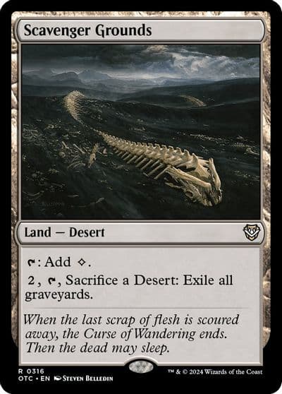 Scavenger Grounds Commander: Outlaws of Thunder Junction Magic card