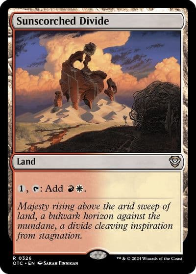 Sunscorched Divide Commander: Outlaws of Thunder Junction Magic card