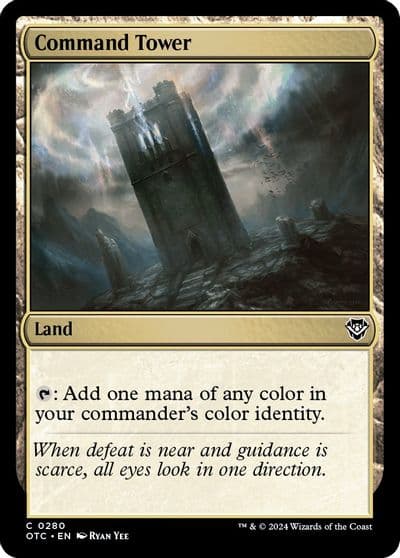 Command Tower Commander: Outlaws of Thunder Junction Magic card