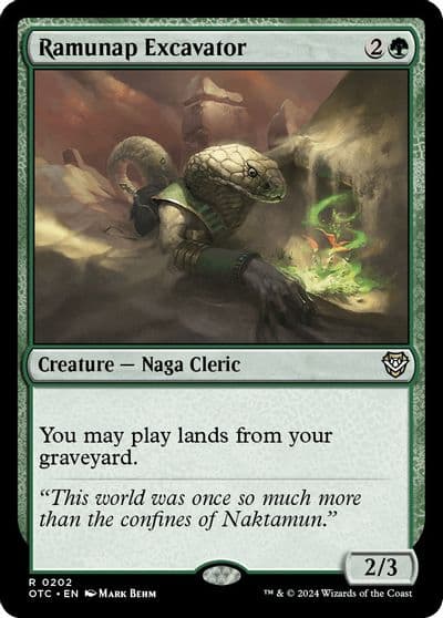 Ramunap Excavator Commander: Outlaws of Thunder Junction Magic card