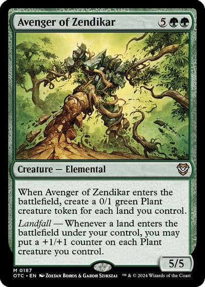 Avenger of Zendikar Commander: Outlaws of Thunder Junction Magic card