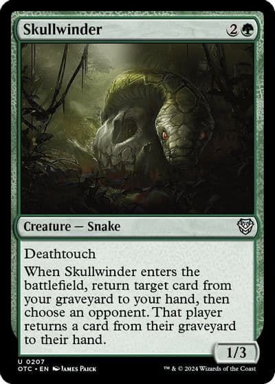 Skullwinder Commander: Outlaws of Thunder Junction Magic card