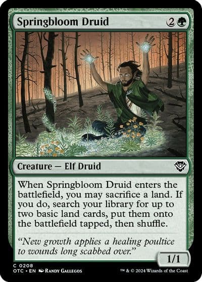 Springbloom Druid Commander: Outlaws of Thunder Junction Magic card
