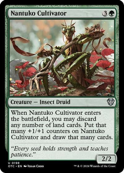 Nantuko Cultivator Commander: Outlaws of Thunder Junction Magic card