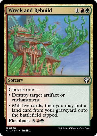 Wreck and Rebuild Commander: Outlaws of Thunder Junction Magic card