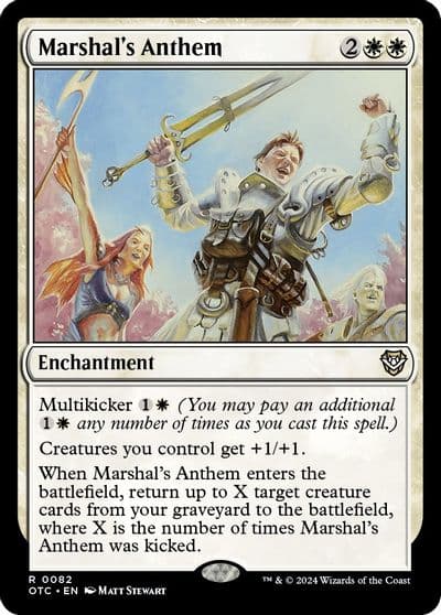 Marshals Anthem Commander: Outlaws of Thunder Junction Magic card