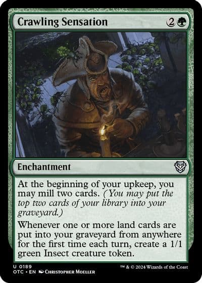Crawling Sensation Commander: Outlaws of Thunder Junction Magic card