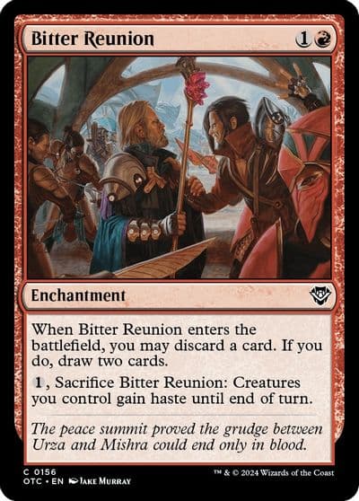 Bitter Reunion Commander: Outlaws of Thunder Junction Magic card