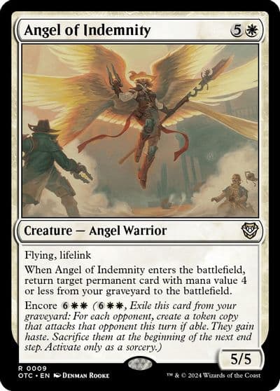 Angel of Indemnity Commander: Outlaws of Thunder Junction Magic card