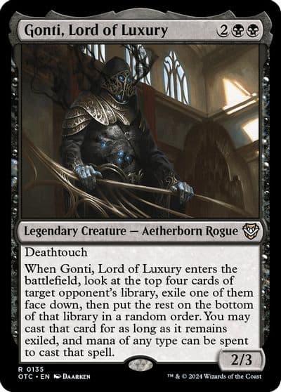 Gonti Lord of Luxury Commander: Outlaws of Thunder Junction Magic card