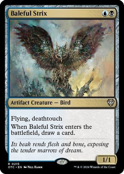 Baleful Strix Commander: Outlaws of Thunder Junction Magic card