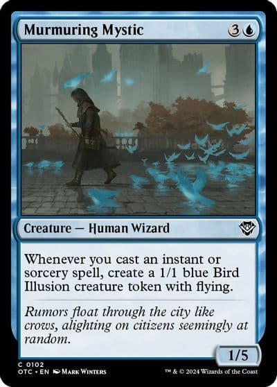 Murmuring Mystic Commander: Outlaws of Thunder Junction Magic card