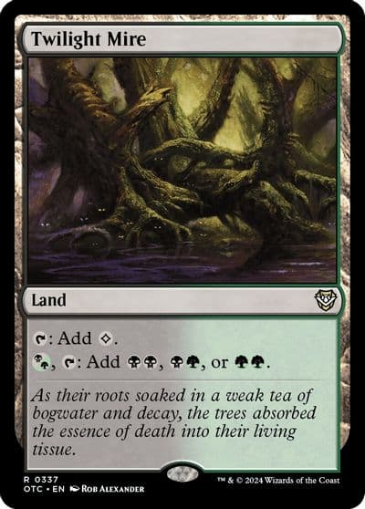 Twilight Mire Commander: Outlaws of Thunder Junction Magic card
