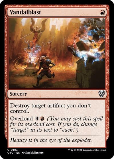 Vandalblast Commander: Outlaws of Thunder Junction Magic card
