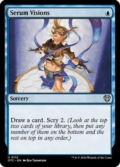 Serum Visions Commander: Outlaws of Thunder Junction Magic card