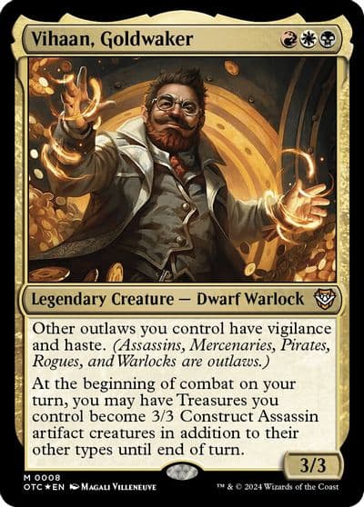 Vihaan Goldwaker Commander: Outlaws of Thunder Junction Magic card