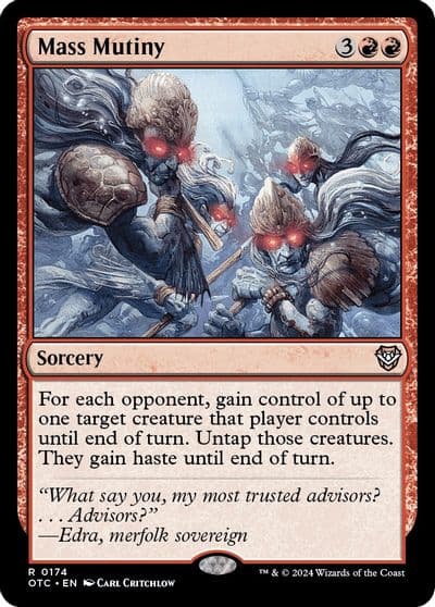 Mass Mutiny Commander: Outlaws of Thunder Junction Magic card