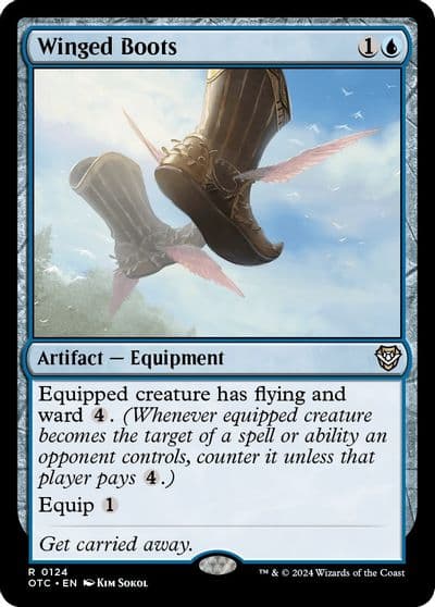 Winged Boots Commander: Outlaws of Thunder Junction Magic card