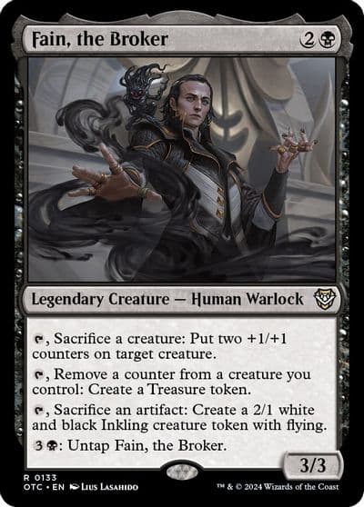 Fain the Broker Commander: Outlaws of Thunder Junction Magic card